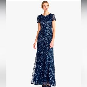Adrianna Papell sequin gown
